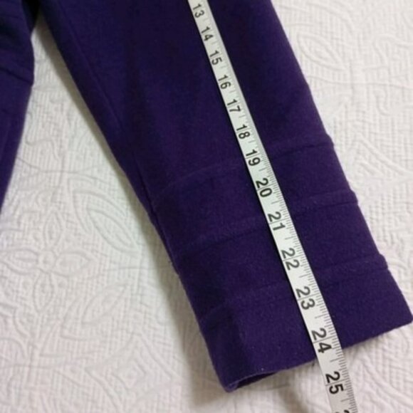 St. Johns Bay Womens Large Purple Double-Breasted Peacoat - Picture 11 of 14